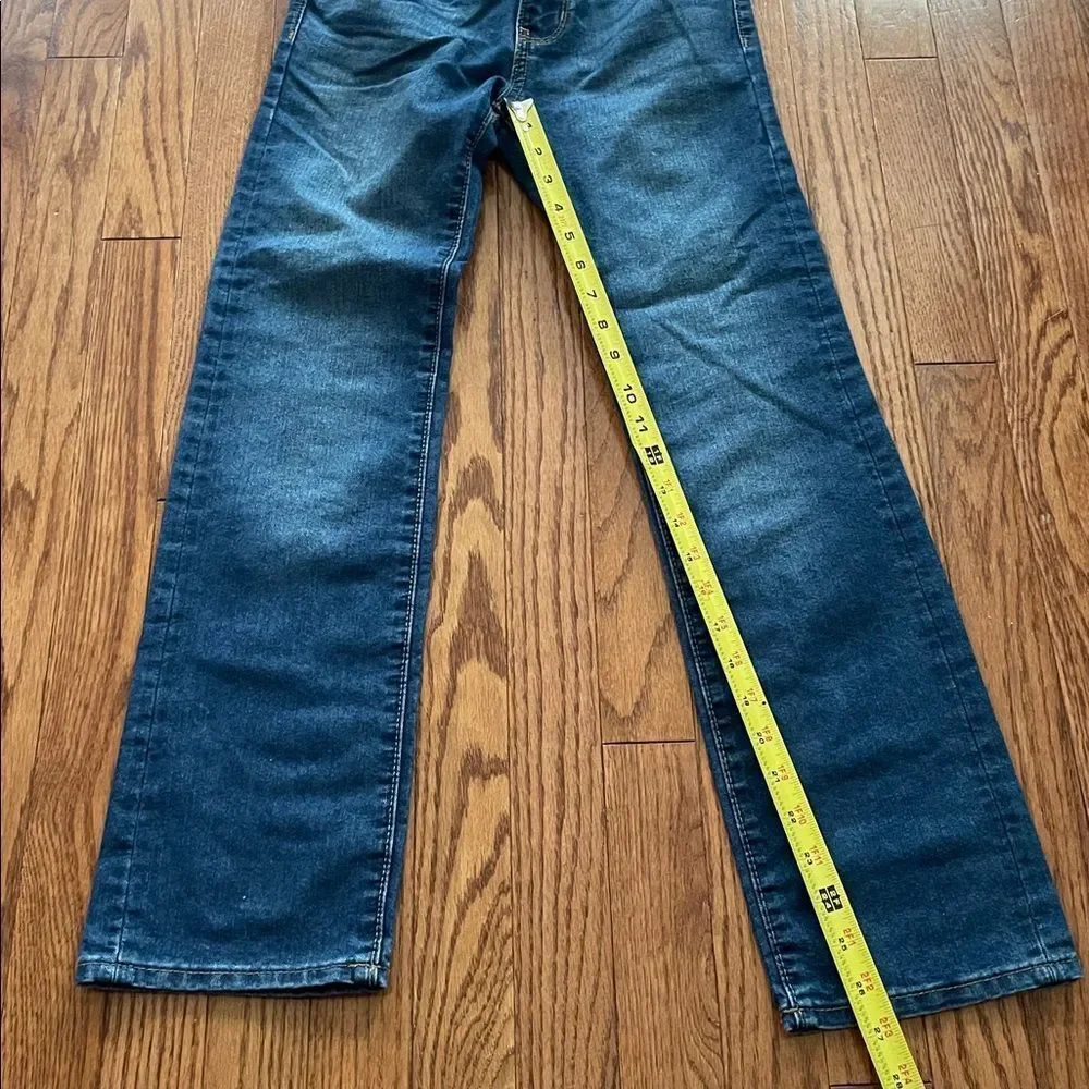 Old Navy Straight Leg Built in Tough Jeans Medium Wash Boy’s Sz 12 Slim